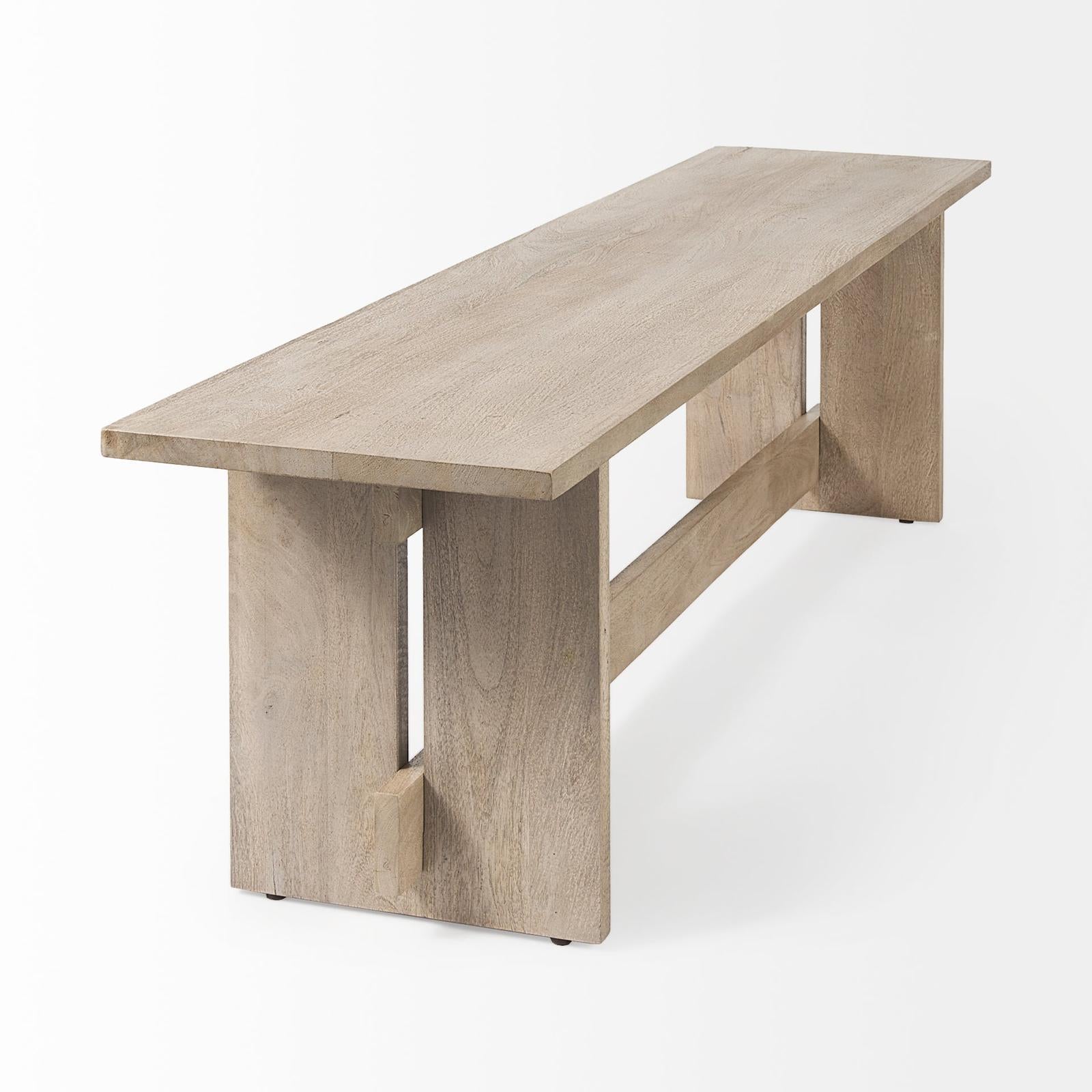 Mercana Aida Wood Dining Bench