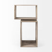 Mercana Simul Light Brown Wood Modular Shelving Unit- Set of 2 Clearance