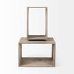 Mercana Simul Light Brown Wood Modular Shelving Unit- Set of 2 Clearance