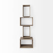 Mercana Simul Light Brown Wood Modular Shelving Unit- Set of 2 Clearance