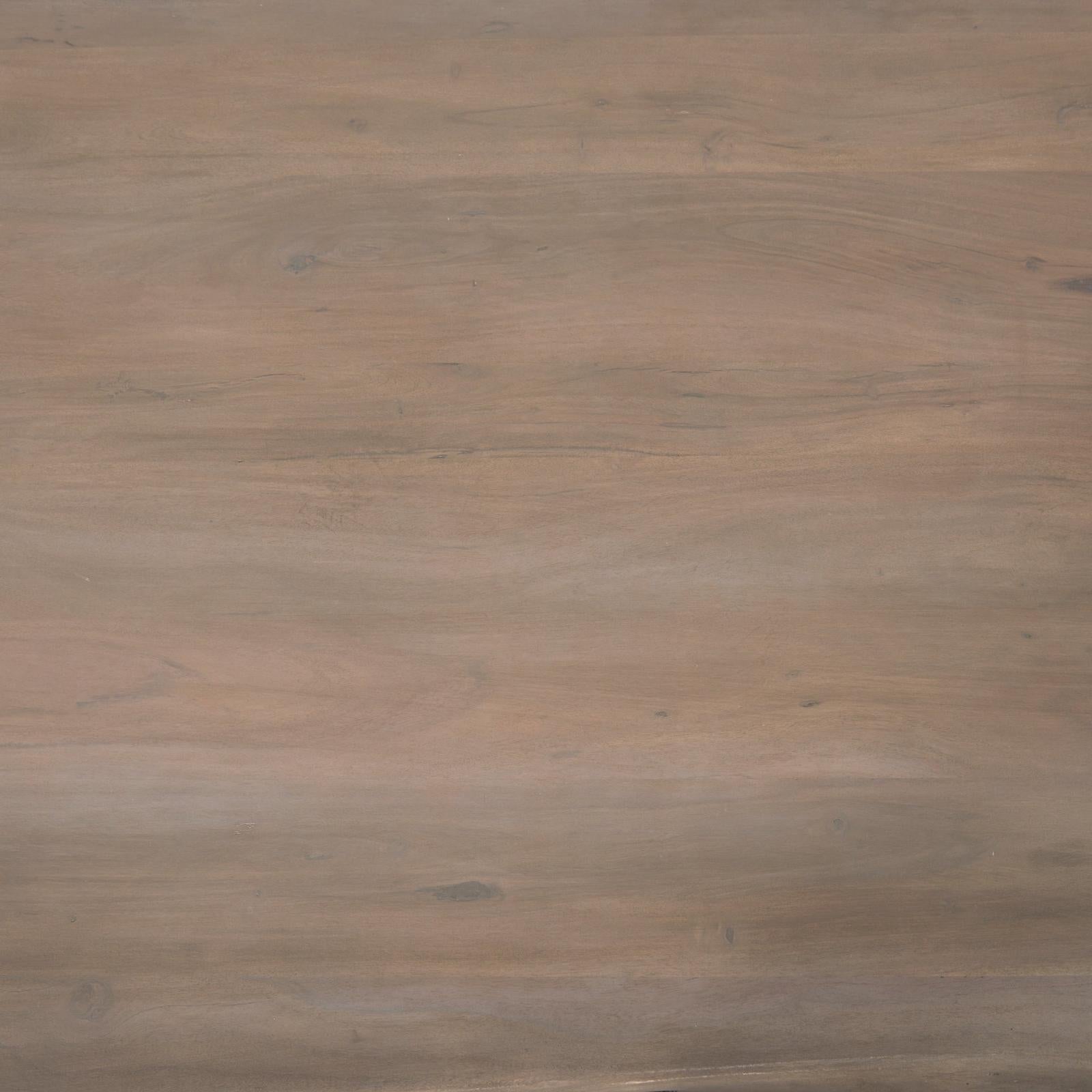 Mercana Konstantin Medium Brown Wood W/ Live Edge Rectangular Dining Table