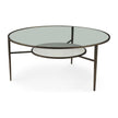 Mercana Felicity Marble Top W/Iron Frame Coffee Table Clearance