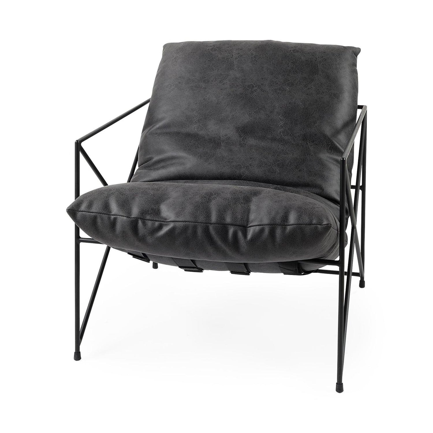Mercana Leonidas Metal Frame Accent Chair