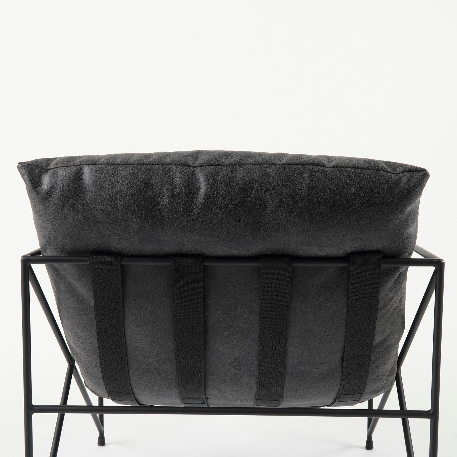 Mercana Leonidas Metal Frame Accent Chair