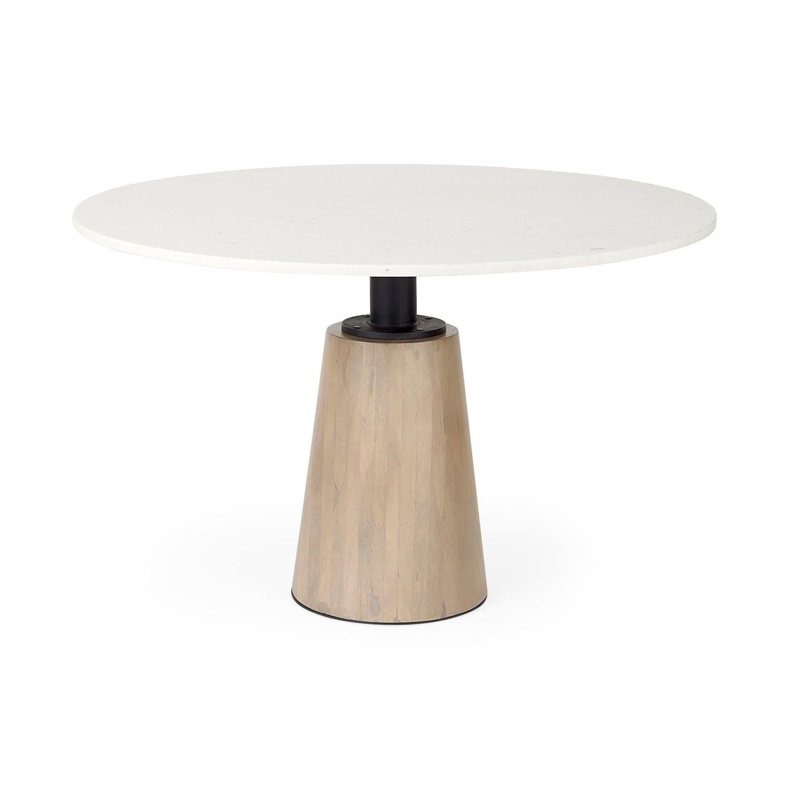 Mercana Maxwell Round Accent Pedestal Bistro Table