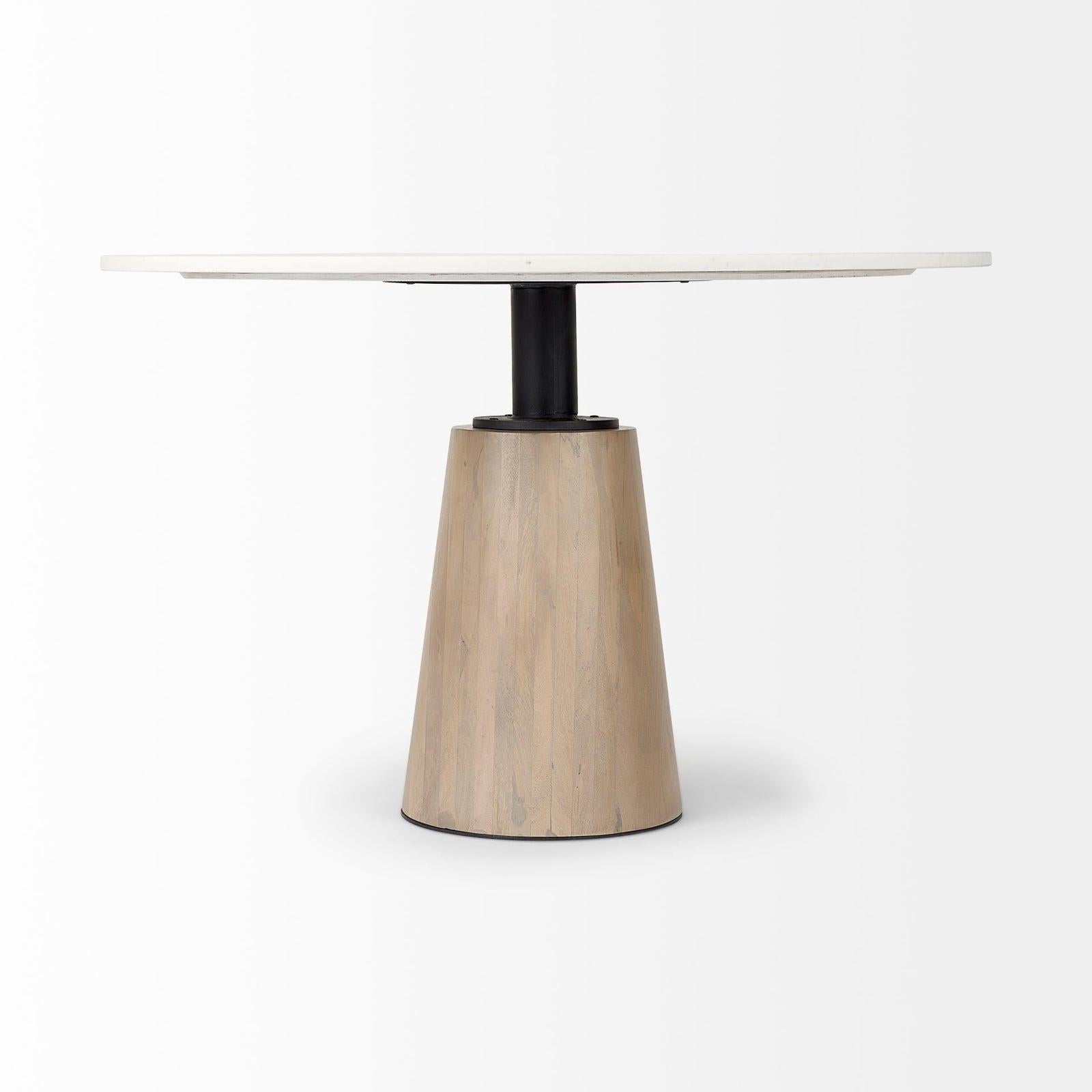 Mercana Maxwell Round Accent Pedestal Bistro Table