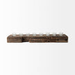 Mercana Lakara Reclaimed Wood Eight Tealight Table Candle Holder