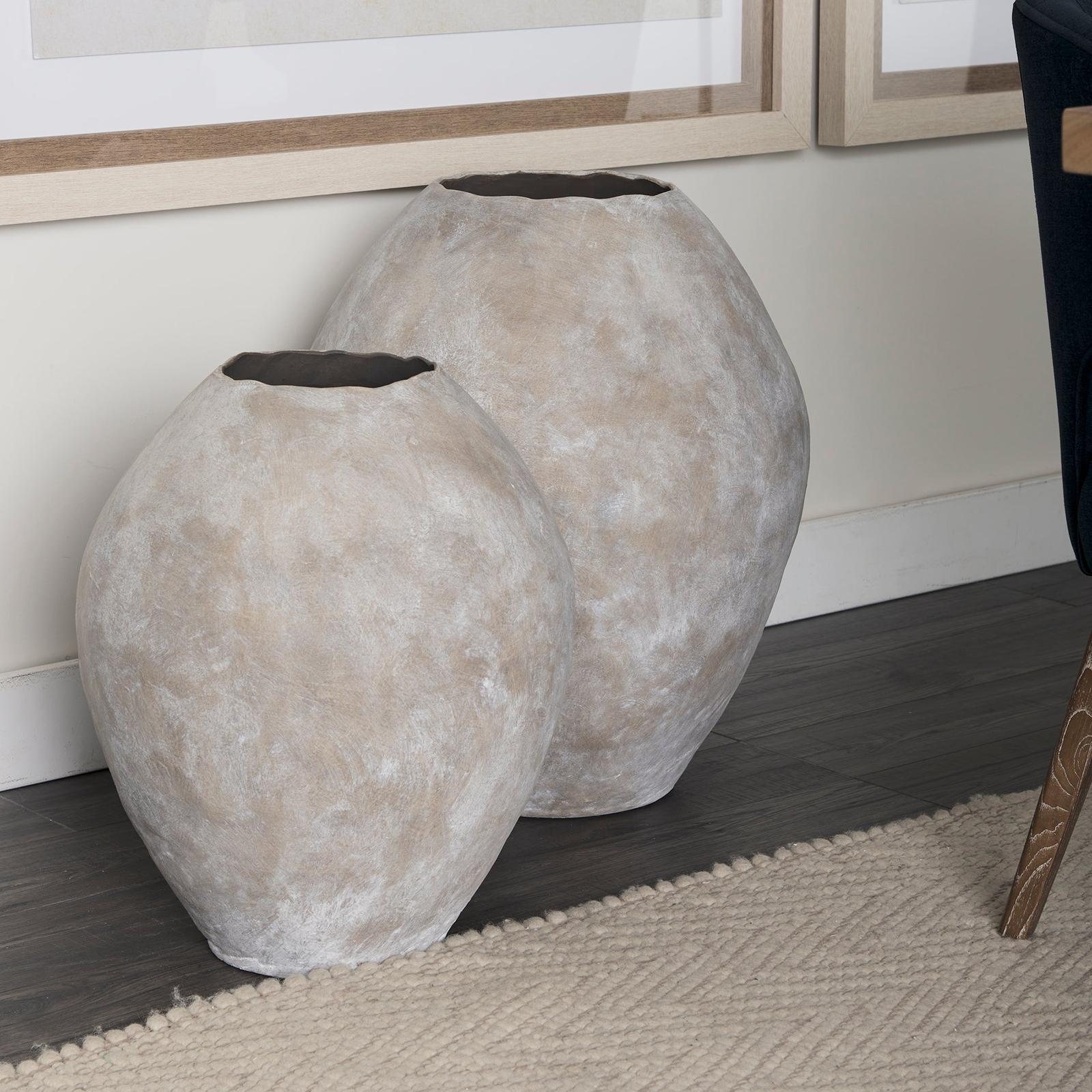 Mercana Gobi Ceramic Oval Vase