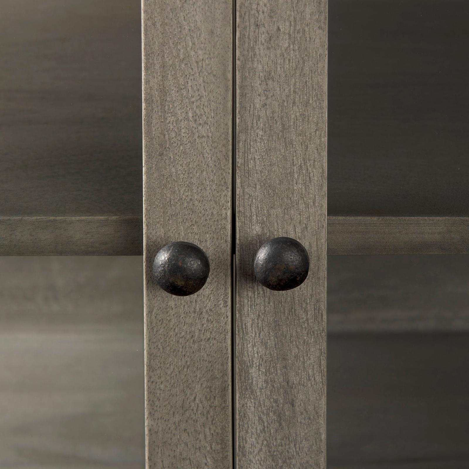 Mercana Arelius Glass Doors Accent Cabinet