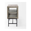 Mercana Arelius Glass Doors Accent Cabinet