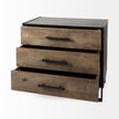 Mercana Alvin Wood W/Metal Framing Accent Cabinet