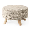 Mercana Bina 4 Legged Wool Stool