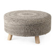 Mercana Bina 4 Legged Wool Stool