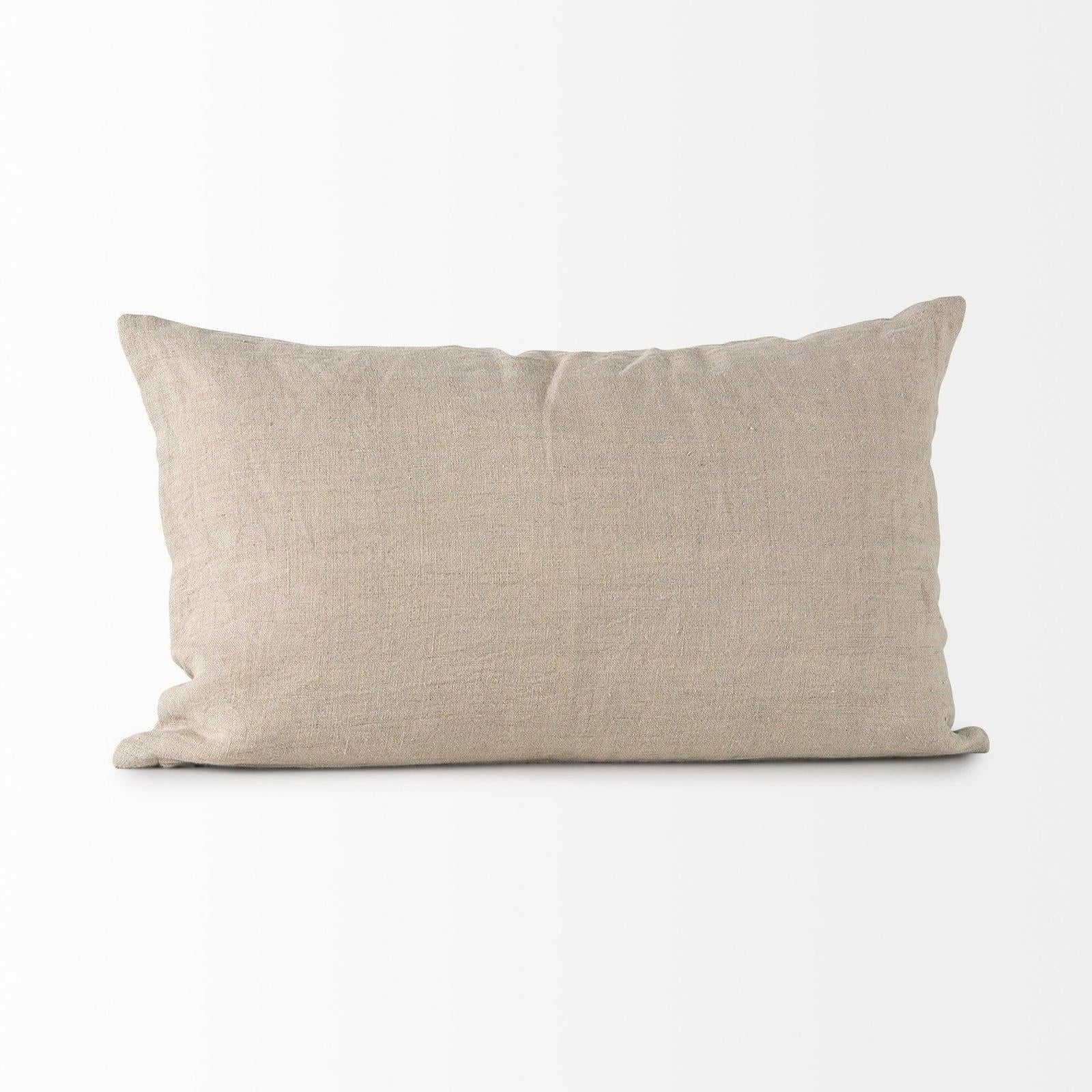 Mercana Lacey Beige/White Decorative Pillow Cover Clearance