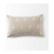 Mercana Enya Beige and Cream Fabric Patterned Decorative Pillow Cover