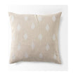 Mercana Enya Beige and Cream Fabric Patterned Decorative Pillow Cover