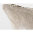Mercana Enya Beige and Cream Fabric Patterned Decorative Pillow Cover