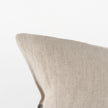 Mercana Raquel Beige and Black Fabric Plaid Decorative Pillow Cover