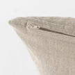 Mercana Raquel Beige and Black Fabric Plaid Decorative Pillow Cover