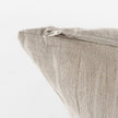 Mercana Raquel Beige and Black Fabric Plaid Decorative Pillow Cover