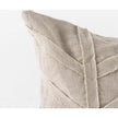 Mercana Ivivva Beige Fabric Textured Decorative Pillow Cover Clearance