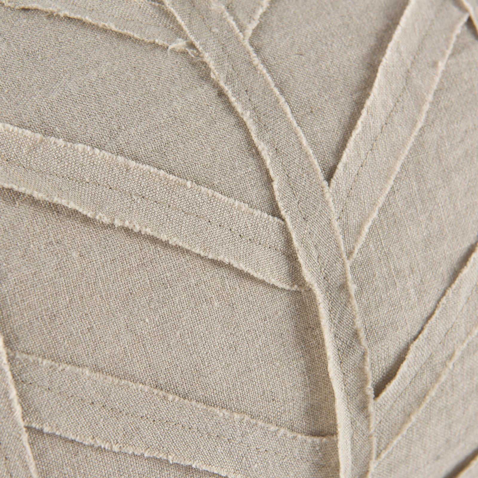 Mercana Ivivva Beige Fabric Textured Decorative Pillow Cover Clearance