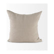 Mercana Ivivva Beige Fabric Textured Decorative Pillow Cover Clearance