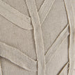 Mercana Ivivva Beige Fabric Textured Decorative Pillow Cover Clearance