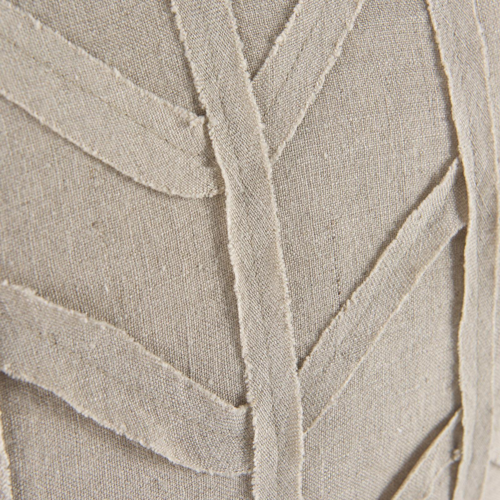 Mercana Ivivva Beige Fabric Textured Decorative Pillow Cover Clearance
