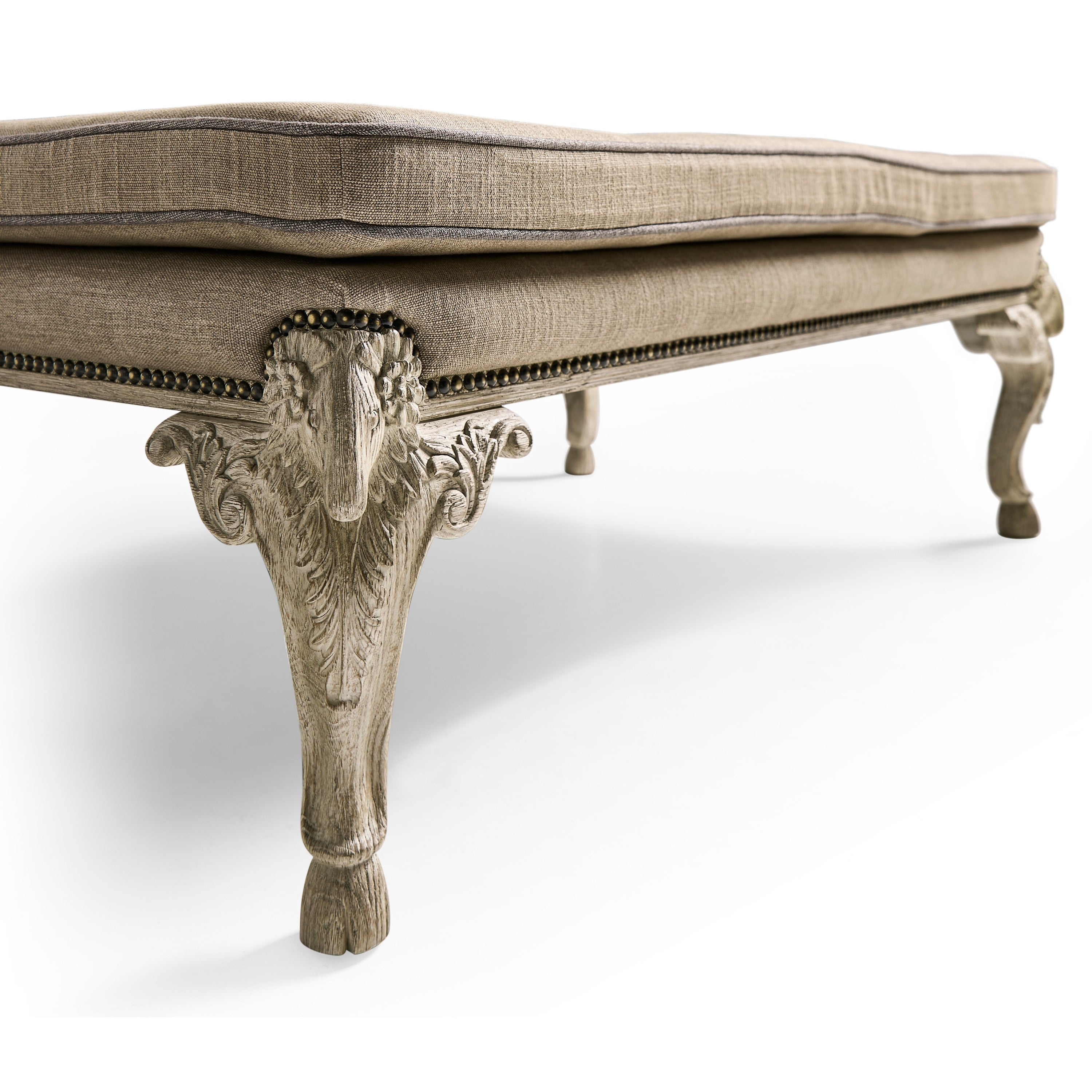 Jonathan Charles Small Tarporley Grey Oak Stool ( 530095-GYO )