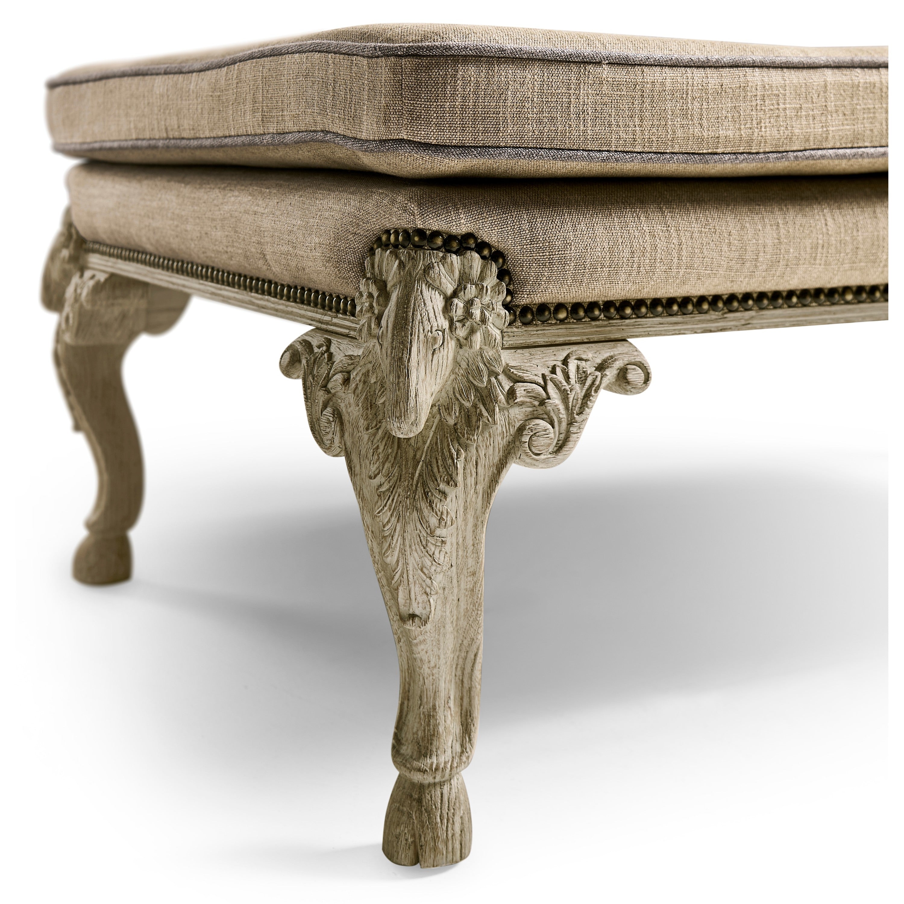 Jonathan Charles Small Tarporley Grey Oak Stool ( 530095-GYO )
