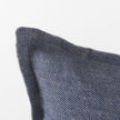 Mercana Aubrielle Gray and Blue Fabric Color Blocked Decorative Pillow Cover Clearance