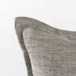 Mercana Zadie Light Gray and Dark Gray Fabric Color Blocked Decorative Pillow Cover Clearance