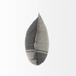 Mercana Zadie Light Gray and Dark Gray Fabric Color Blocked Decorative Pillow Cover Clearance