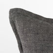 Mercana Zadie Light Gray and Dark Gray Fabric Color Blocked Decorative Pillow Cover Clearance