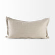 Mercana Mae Beige Fabric Decorative Pillow Cover