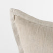 Mercana Mae Beige Fabric Decorative Pillow Cover