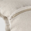 Mercana Mae Beige Fabric Decorative Pillow Cover