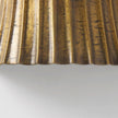 Mercana Letitia Gold Hammered Metal Fan Wall Sconce Clearance