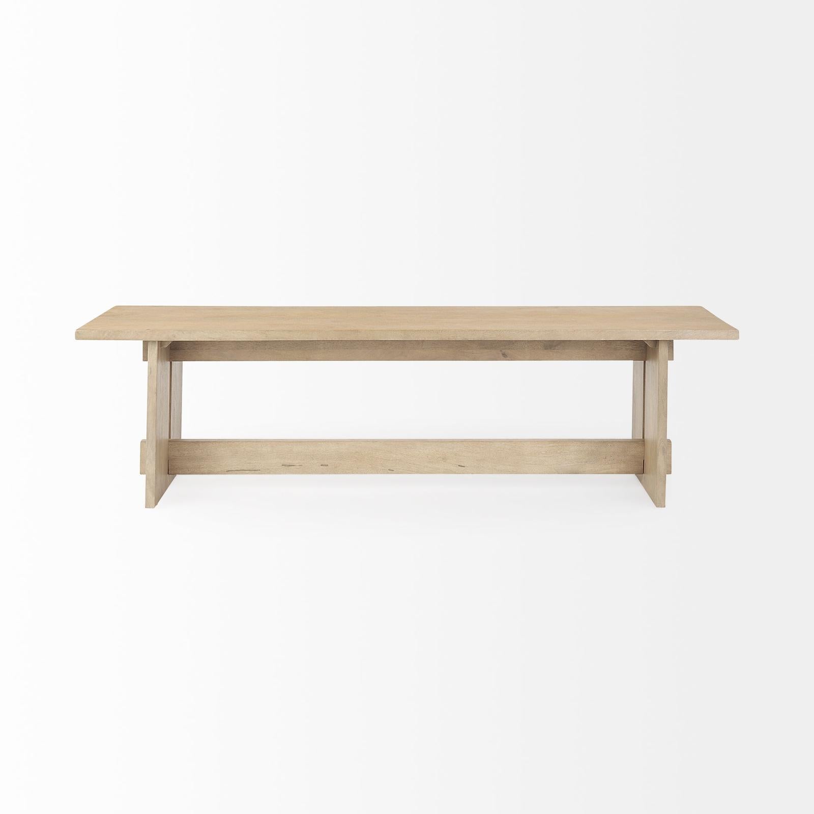 Mercana Aida 18H Wood Dining Bench