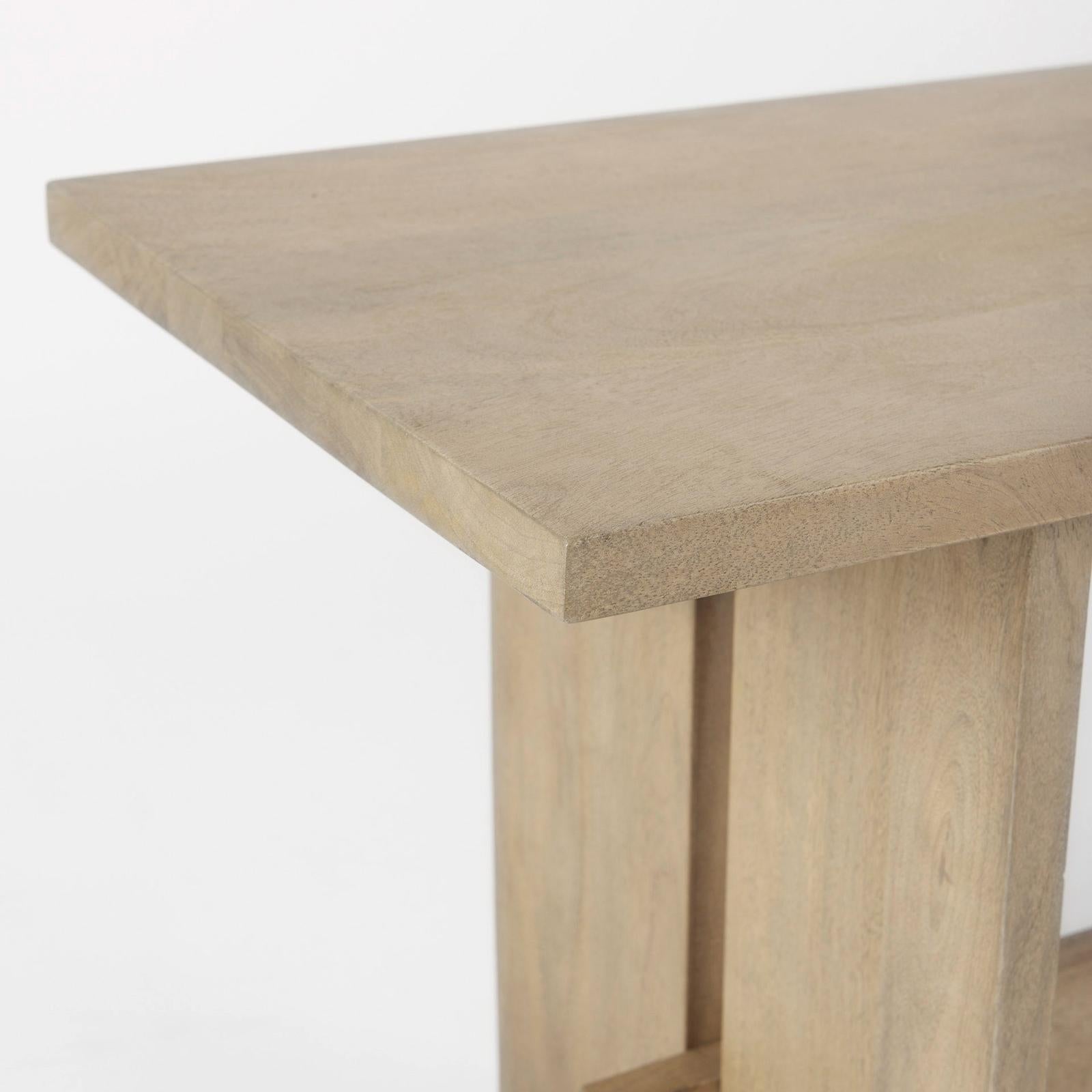 Mercana Aida 18H Wood Dining Bench