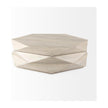 Mercana Arreto Solid Wood Hexagonal Storage Coffee Table