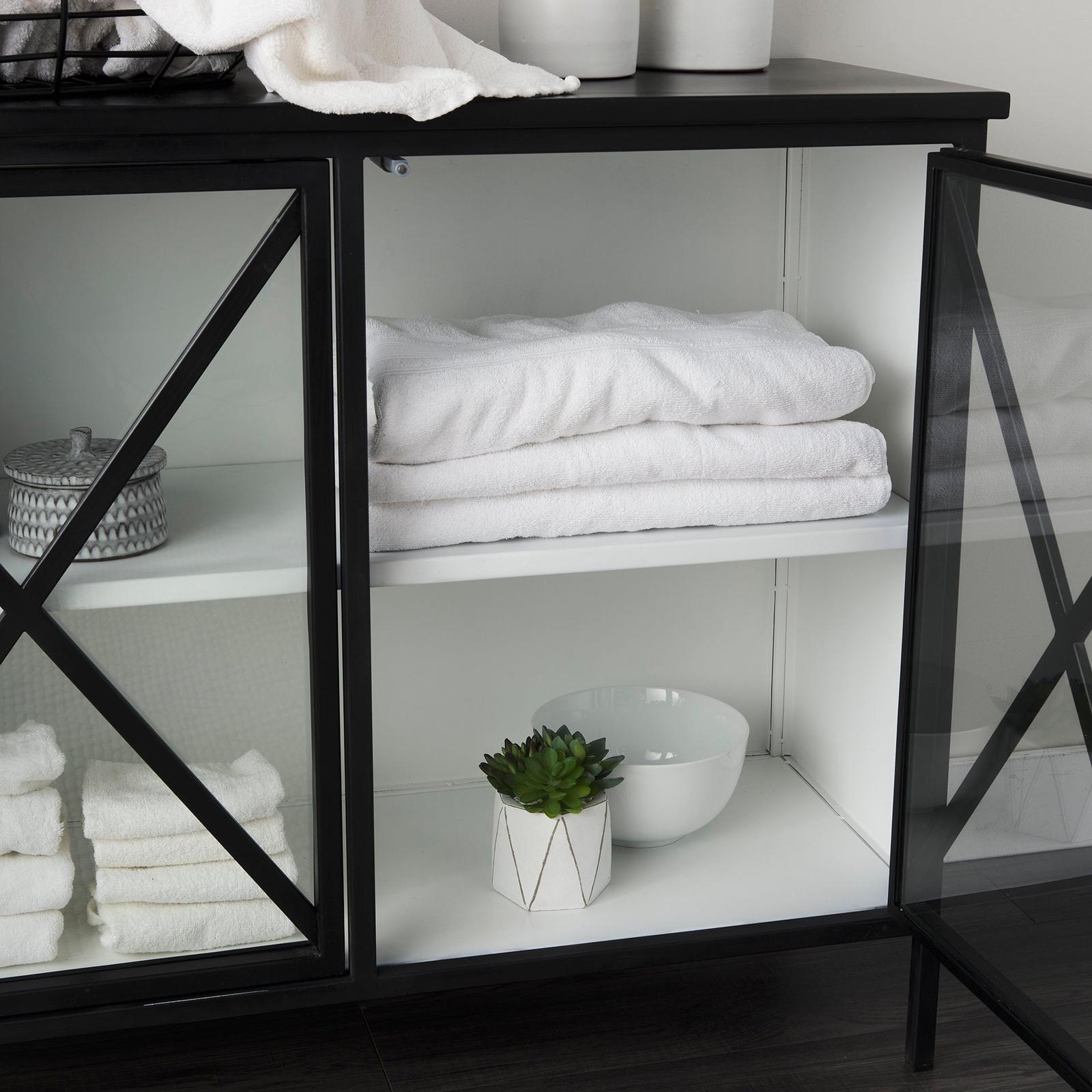 Mercana Aurelia Two Door Glass Cabinet Clearance