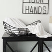 Mercana Mateo Black Metal Basket
