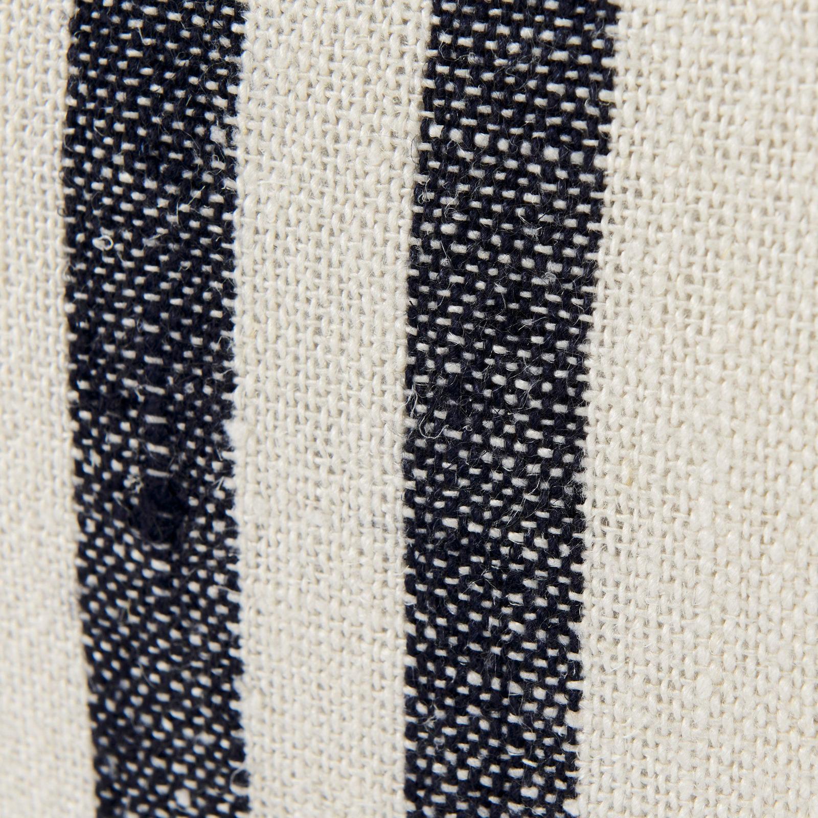Mercana Sandra Beige With Blue Stripes Decorative Pillow Cover