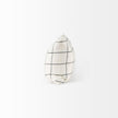Mercana Suzanne White/Black Square Pattern Decorative Pillow Cover Clearance