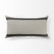 Mercana Nancy Beige With Black Stripe Detail Decorative Pillow Cover