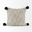 Mercana Krystal Pom Pom Decorative Pillow Cover Clearance