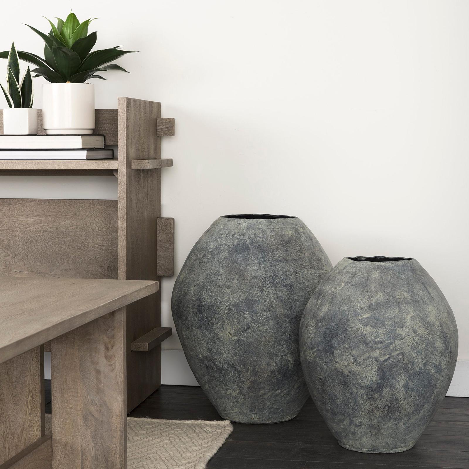 Mercana Gobi Ceramic Oval Vase