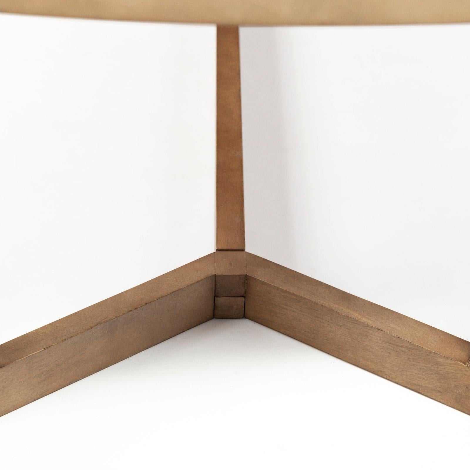 Mercana Denver Rectangular Brown Solid Wood Top & Base Dining Table